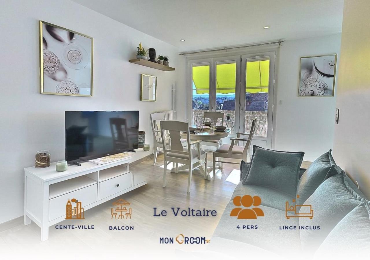 Le Voltaire - gare -WiFi - Balcon - Mon Groom Troyes Esterno foto
